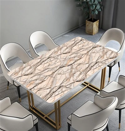 PVC lazeriu laminuotas stalo kilimėlis
